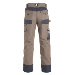 Pantalon De Travail North Ways Adam Brun Gris Genouillères Taille 36