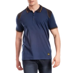 Rica Lewis Workwear Polo Homme Manches Courtes - Workpol Rica Levy - Marine - Taille S