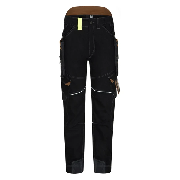 Pantalon De Travail Multipoches - Vicente North Ways - Noir/Camel - Taille 38 4 Pantalon De Travail Multipoches - Vicente North Ways - Noir/Camel - Taille 38 – Image 2