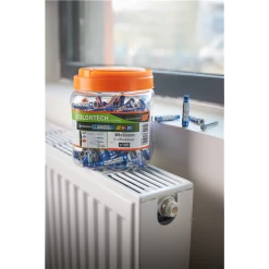 SPIT Paslode Cheville Bi-matière Universelle Avec Vis Tête Hexagonale - Colortech - 8 X 50 Mm - 100 Pièces -NORTH WAYS Boutique 268855