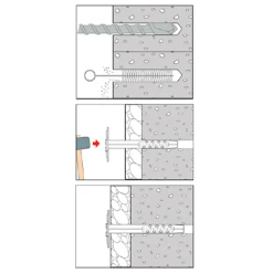 Etanco Cheville à Frapper Métal-Iso L100mm Isolant Souple Et Rigide 50mm X250 -NORTH WAYS Boutique 3 12