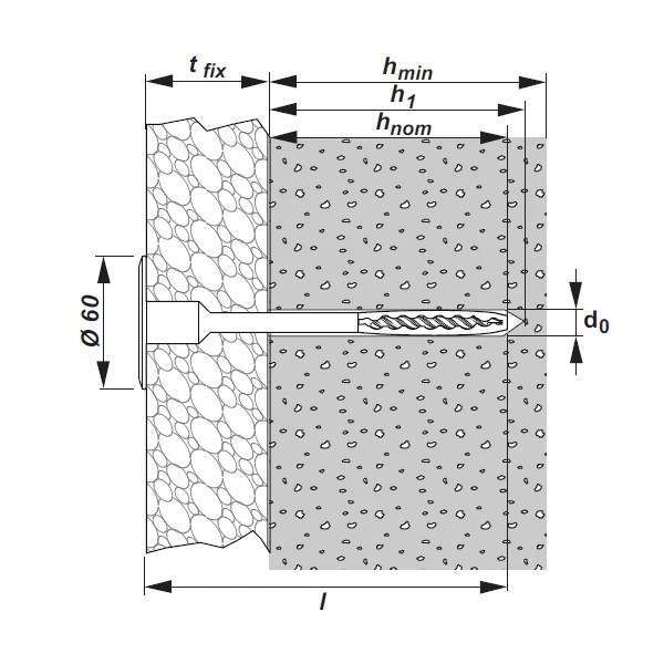 Etanco Cheville Clou à Frapper Max ISO Isolants Souples Rigides 65x120mm X200 5 Etanco Cheville Clou à Frapper Max ISO Isolants Souples Rigides 65x120mm X200 – Image 3