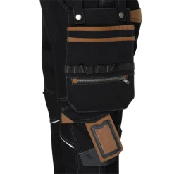 Pantalon De Travail Multipoches - Vicente North Ways - Noir/Camel - Taille 50 -NORTH WAYS Boutique 4 31