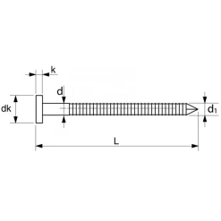 Pointe Tête Bombée Annelée Inox A2 Pot De 250g 2.3x45 Mm (160 Pointes Environ) Acton 627832.3X45CDT250G -NORTH WAYS Boutique 627843