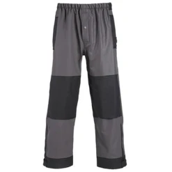 Pantalon De Pluie North Ways Piranha Gris Noir 50% PU 50% PVC Taille L