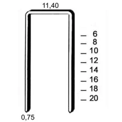 Agrafe En Fil Fin Rapid N°53 - Longueur 8 Mm - Boîte De 5000 8 Agrafe En Fil Fin Rapid N°53 - Longueur 8 Mm - Boîte De 5000 -NORTH WAYS Boutique agrafen53 201965 1