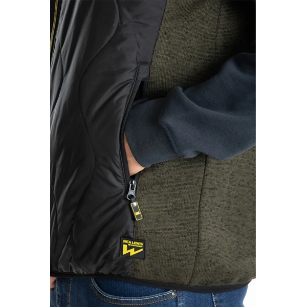 Rica Lewis Workwear Gilet Sans Manches Rica Lewis Archie - 100% Polyester Kaki - Taille M 7 Rica Lewis Workwear Gilet Sans Manches Rica Lewis Archie - 100% Polyester Kaki - Taille M – Image 5