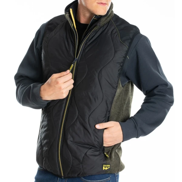 Rica Lewis Workwear Gilet Sans Manches Rica Lewis Archie - 100% Polyester Kaki - Taille XL 5 Rica Lewis Workwear Gilet Sans Manches Rica Lewis Archie - 100% Polyester Kaki - Taille XL – Image 3