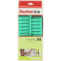 Fischer Cheville Pour Pâte à Vis Diamètre 8 Mm (boîte De 100) 18904