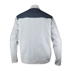PBV Blouson Blanc De Travail Typhon En Polycoton Blanc Gris - 3XL -NORTH WAYS Boutique autrevisuel 1001179