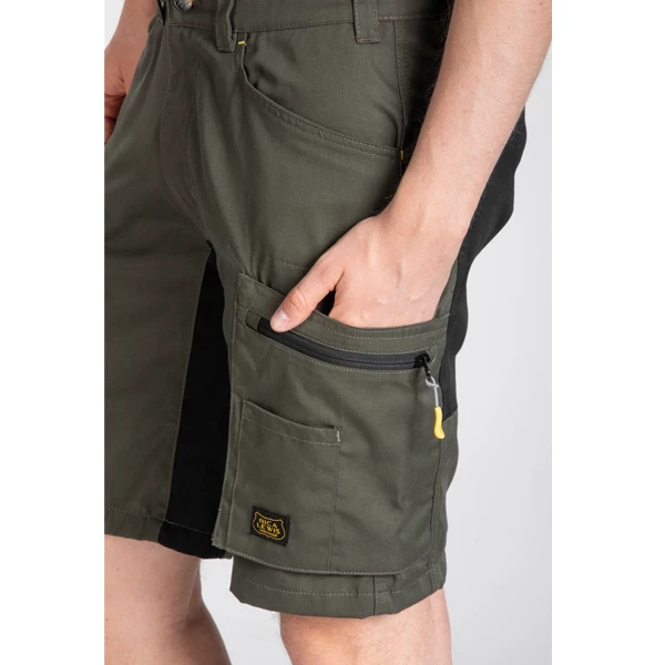 Bermuda Travail Multipoches Mobisho Rica Lewis Workwear Kaki T42 5 Bermuda Travail Multipoches Mobisho Rica Lewis Workwear Kaki T42 – Image 3