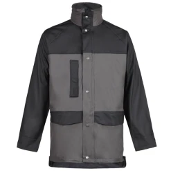 Veste De Pluie North Ways Moray Gris Noir 50% PU 50% PVC Taille L -NORTH WAYS Boutique blouson1