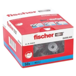 Cheville Autoforeuse Fischer Duoblade 44 Mm - 50 Pièces -NORTH WAYS Boutique cheville fischer duoblade 3