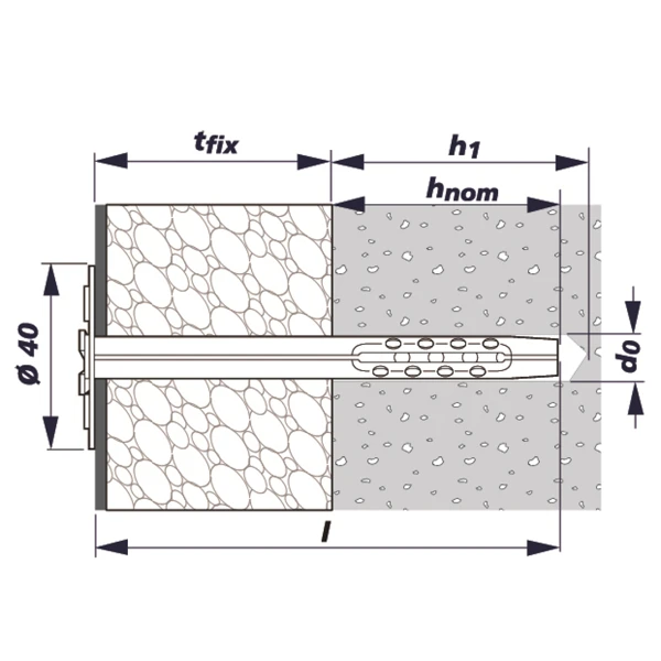 Etanco Cheville Frapper L80 Mm Isolant Souple Rigide épaisseur 30mm X250 3 Etanco Cheville Frapper L80 Mm Isolant Souple Rigide épaisseur 30mm X250