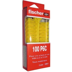 Cheville PC à Expansion En Polypropylène Multi Usage Fischer 018901 -NORTH WAYS Boutique cheville multi usages lot de 100 pc 6