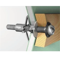 Cheville Métallique Avec Vis Edia 5 X 37 Mm Pour Corps Creux Lot De 20 -NORTH WAYS Boutique chevillemetalediacl cr 443073 1