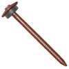 Etanco Clou Galvanisé Annelé Pour Tuile De Rive - Brun Rouge - 3,7 X 65 Mm -NORTH WAYS Boutique clou 8012