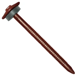 Etanco Clou Galvanisé Annelé Pour Tuile De Rive - Brun Rouge - 3,7 X 65 Mm