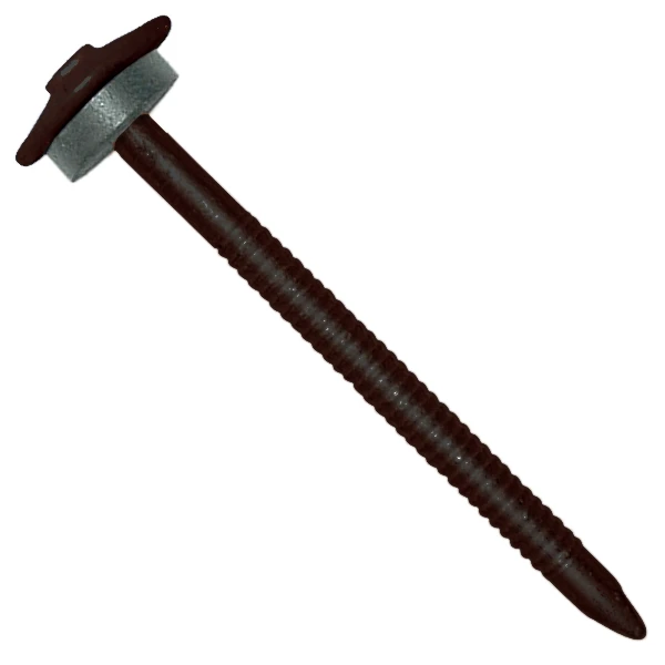 Etanco Clou Galvanisé Annelé Pour Tuile De Rive - Noir Foncé - 3,7 X 65 Mm 3 Etanco Clou Galvanisé Annelé Pour Tuile De Rive - Noir Foncé - 3,7 X 65 Mm