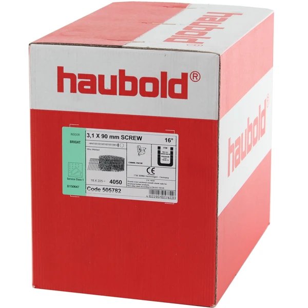 Clou Torsadé 16° En Rouleau Fil Soudé Haubold Cloueur RNC - 3,1 X 90 Mm 4 Clou Torsadé 16° En Rouleau Fil Soudé Haubold Cloueur RNC - 3,1 X 90 Mm – Image 2