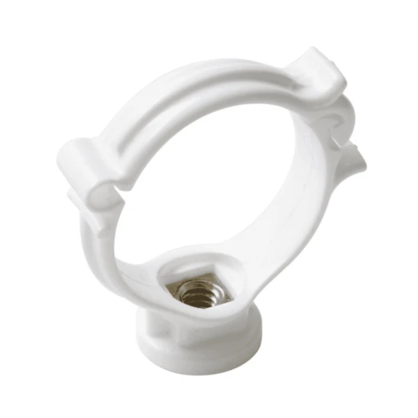 Collier Monobloc Nicoll Pour Système D'évacuation - Diamètre 50 Mm - Polypropylène Blanc - Sachet De 5 Pièces 3 Collier Monobloc Nicoll Pour Système D'évacuation - Diamètre 50 Mm - Polypropylène Blanc - Sachet De 5 Pièces