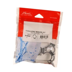 Collier Monobloc Nicoll Pour Système D'évacuation - Diamètre 40 Mm - Polypropylène Gris - Sachet De 5 Pièces -NORTH WAYS Boutique collier monobloc gris
