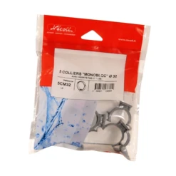 Collier Monobloc Nicoll Pour Système D'évacuation - Diamètre 32 Mm - Polypropylène Gris - Sachet De 5 Pièces -NORTH WAYS Boutique collier monobloc1