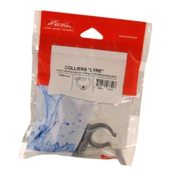 Collier Lyre Nicoll Avec Attache De Sécurité - Diamètre 80 Mm - Polypropylène Gris - Sachet De 2 5 Collier Lyre Nicoll Avec Attache De Sécurité - Diamètre 80 Mm - Polypropylène Gris - Sachet De 2 -NORTH WAYS Boutique collier sachet 2 1