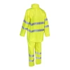 Ensemble Pluie Jaune Haute Visibilité Kawa Classe 3 Coverguard Taille M