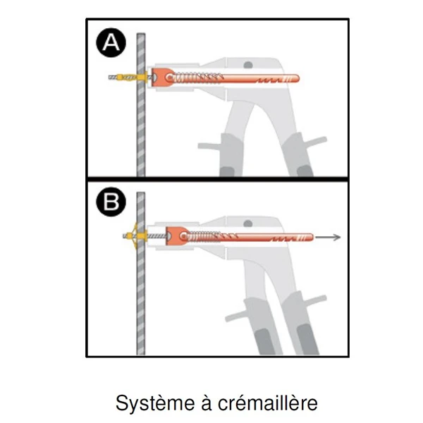 Pince Automatique Pour Cheville Métalliques Corps Creux Pince Pa : Fischer 26846 5 Pince Automatique Pour Cheville Métalliques Corps Creux Pince Pa : Fischer 26846 – Image 3