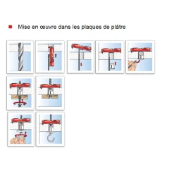 Cheville à Bascule Fischer DUOTEC Nylon Spéciale Plafond 537258 11 Cheville à Bascule Fischer DUOTEC Nylon Spéciale Plafond 537258 -NORTH WAYS Boutique fischer duotec 2
