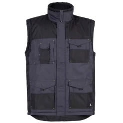 Gilet Sans Manche Ali North Ways Déperlant 8 Poches Gris Noir Taille L -NORTH WAYS Boutique gilet2 1