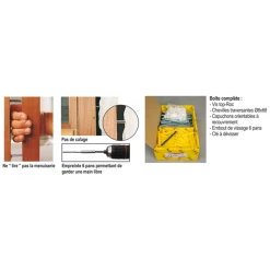 I.N.G. Fixations Vis TOP ROC Spéciale Menuiserie Alu Bois 06x80 I-N-G-Fixations A430105 -NORTH WAYS Boutique imageproduct370200 1