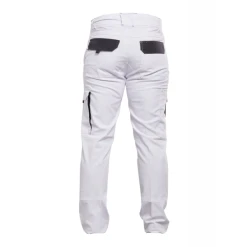 PBV Pantalon De Travail Spécial Peintre - Unisexe - Blanc/gris - Taille 44 -NORTH WAYS Boutique pantalon pg bob blanc4 2