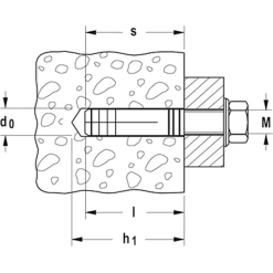 Fischer Cheville à Expansion En Laiton Pour Vis à Métaux MS 8 X 28 Mm -NORTH WAYS Boutique pf s 01 mes f 23sall 23app 23v2