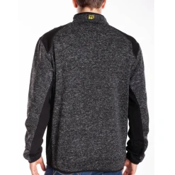 Rica Lewis Workwear Sweat Zippé Rica Lewis Richie -100 % Polyester - Gris Et Noir - Taille L -NORTH WAYS Boutique richie5