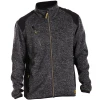 Rica Lewis Workwear Sweat Zippé Rica Lewis Richie -100 % Polyester - Gris Et Noir - Taille L
