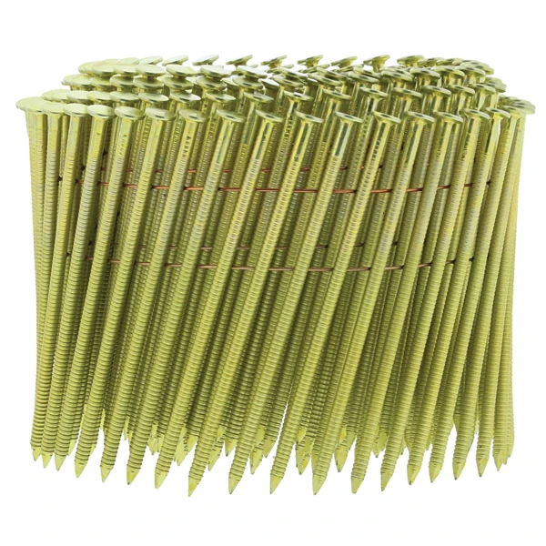 Clou Cranté 16° Galvanisé Rouleau Haubold Cloueur RNC - 3,1 X 90 Mm 3 Clou Cranté 16° Galvanisé Rouleau Haubold Cloueur RNC - 3,1 X 90 Mm