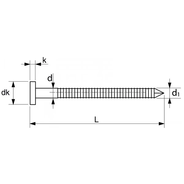 Pointe Annelée Tête Plate Inox A2 - 2.7 X 70 Mm - 1 Kg Soit 310 Pointes Acton 627842,7X70CDT1 4 Pointe Annelée Tête Plate Inox A2 - 2.7 X 70 Mm - 1 Kg Soit 310 Pointes Acton 627842,7X70CDT1 – Image 2
