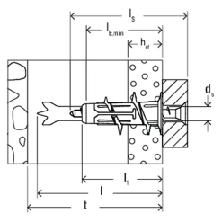 Cheville Autoforeuse Pour Plaques De Plâtre Avec Vis Tête Ronde - DuoBlade Fischer - 44 Mm - Boîte De 10 546756 -NORTH WAYS Boutique sans titre 1 62