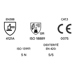 Gant De Manutention Milieux Huileux Et Très Salissants - Ultrane 500 Mapa - Taille 8 34500568 -NORTH WAYS Boutique sans titre 1 77