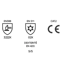 Gant De Protection Anti-froid Jusqu'à -10°C - Tempice 700 - Taille 7 Mapa 34700437