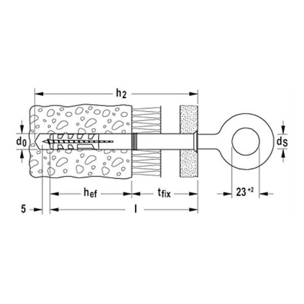 Fischer Cheville De Fixation Nylon Pour échafaudage S 14 ROE 100 Diamètre 14 Mm Longueur 100 Mm - Boîte De 25 3 Fischer Cheville De Fixation Nylon Pour échafaudage S 14 ROE 100 Diamètre 14 Mm Longueur 100 Mm - Boîte De 25