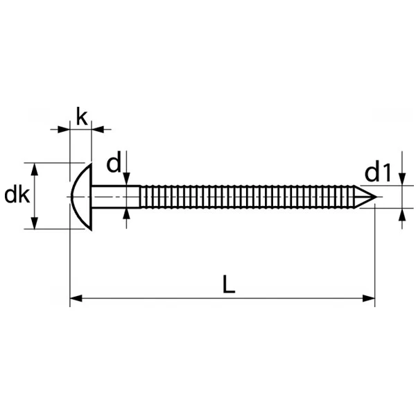 ACTON Pointe Annelée Tête Bombée En Acier Inoxydable A4 Filetage Total - 3.1x70mm - Boîte De 1kg 3 ACTON Pointe Annelée Tête Bombée En Acier Inoxydable A4 Filetage Total - 3.1x70mm - Boîte De 1kg