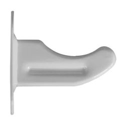 Support Fixation Radiateur Rideau Fonte RAM 55 Mm À Visser Epoxy Blanc