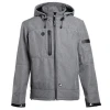 NORTH WAYS Veste Softshell Imperméable à Capuche Flores Gris Chiné L 1133 GRIS L -NORTH WAYS Boutique vestesoftshellgris 822422