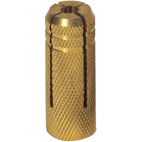 Chevilles Expansion Fixation Béton Pierre Edia M6 X 21,5 Mm Laiton X100 3 Chevilles Expansion Fixation Béton Pierre Edia M6 X 21,5 Mm Laiton X100