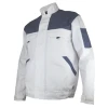 PBV Blouson Blanc De Travail Typhon En Polycoton Blanc Gris - 3XL