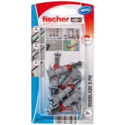 Cheville Autoforeuse Pour Plaques De Plâtre Avec Vis Tête Ronde - DuoBlade Fischer - 44 Mm - Boîte De 10 546756 -NORTH WAYS Boutique w2 p p 00546756 f sall aqq v1