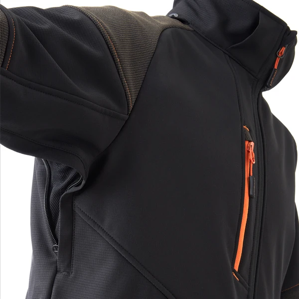 Veste Softshell Coverguard Yuki II Noire Et Orange - Taille XL 6 Veste Softshell Coverguard Yuki II Noire Et Orange - Taille XL – Image 4